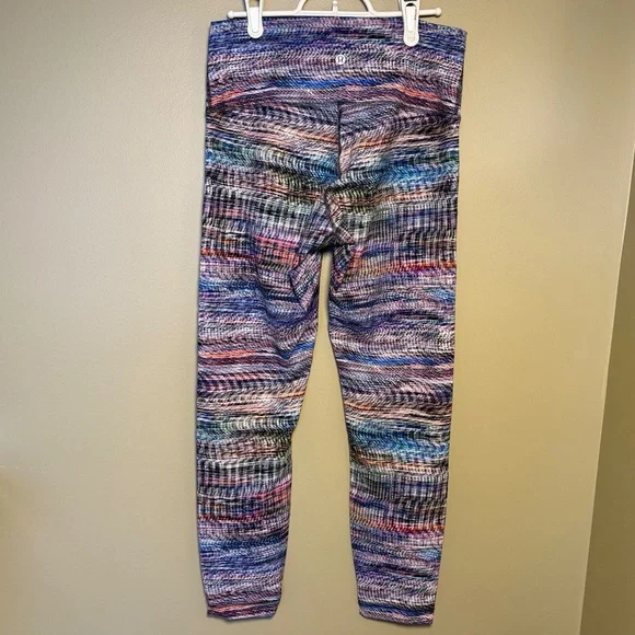 Lululemon Wunder Train High-Rise Tight 25" Digital Oasis White Multi Size - Picture 2 of 10